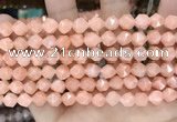 CCN5233 15 inches 8mm faceted nuggets candy jade beads