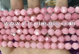 CCN5237 15 inches 8mm faceted nuggets candy jade beads