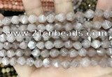 CCN5250 15 inches 8mm faceted nuggets candy jade beads