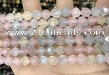 CCN5253 15 inches 8mm faceted nuggets candy jade beads