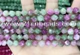 CCN5261 15 inches 8mm faceted nuggets candy jade beads