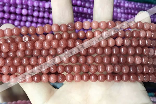 CCN5279 15 inches 6mm round candy jade beads Wholesale