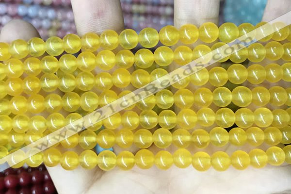 CCN5282 15 inches 6mm round candy jade beads Wholesale