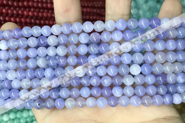 CCN5284 15 inches 6mm round candy jade beads Wholesale