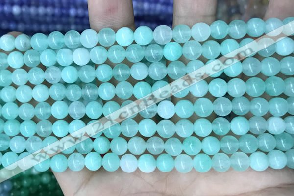 CCN5287 15 inches 6mm round candy jade beads Wholesale