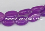 CCN529 15.5 inches 10*14mm oval candy jade beads wholesale