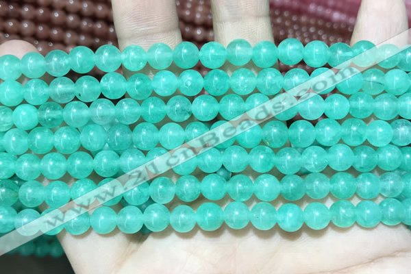 CCN5291 15 inches 6mm round candy jade beads Wholesale