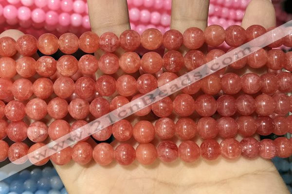 CCN5328 15 inches 8mm round candy jade beads Wholesale