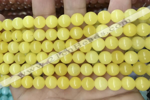 CCN5348 15 inches 8mm round candy jade beads Wholesale