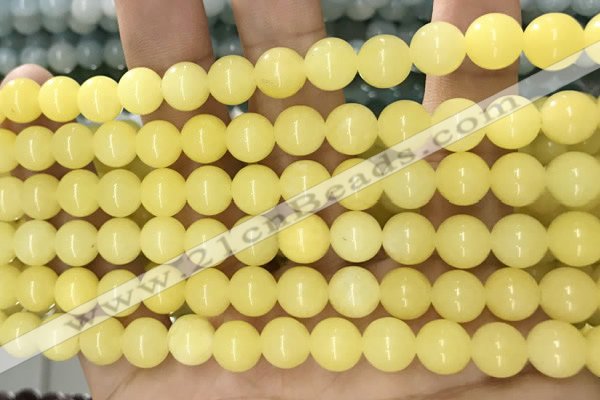 CCN5349 15 inches 8mm round candy jade beads Wholesale