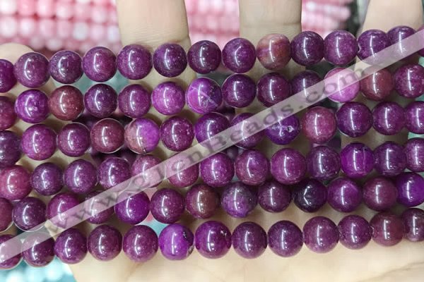 CCN5364 15 inches 8mm round candy jade beads Wholesale