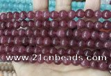 CCN5368 15 inches 8mm round candy jade beads Wholesale