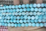 CCN5398 15 inches 8mm round candy jade beads Wholesale