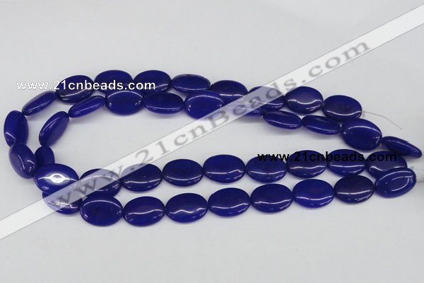 CCN540 15.5 inches 15*20mm oval candy jade beads wholesale