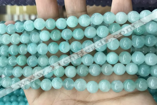 CCN5408 15 inches 8mm round candy jade beads Wholesale