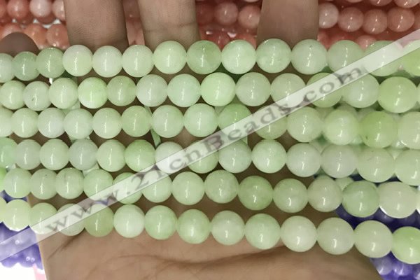 CCN5414 15 inches 8mm round candy jade beads Wholesale