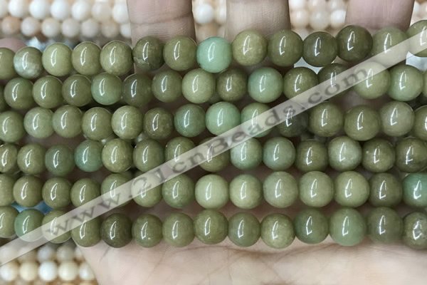 CCN5415 15 inches 8mm round candy jade beads Wholesale