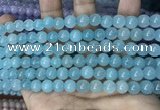 CCN5431 15 inches 8mm round candy jade beads Wholesale