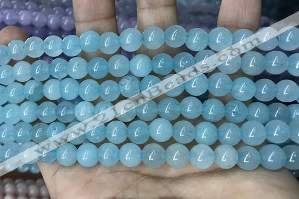 CCN5431 15 inches 8mm round candy jade beads Wholesale