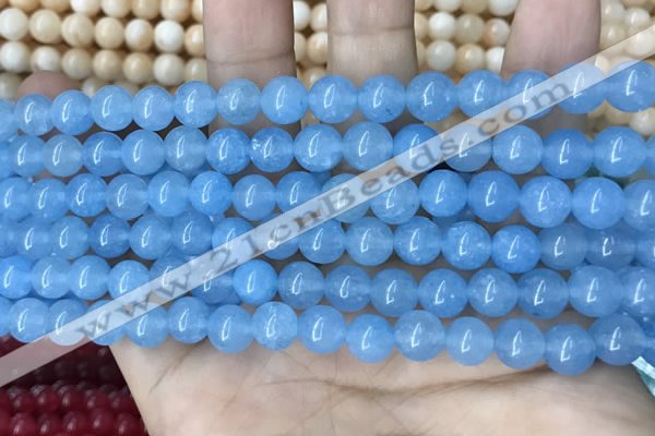 CCN5434 15 inches 8mm round candy jade beads Wholesale