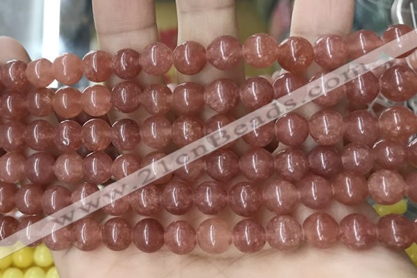 CCN5446 15 inches 8mm round candy jade beads Wholesale