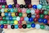 CCN5468 15 inches 8mm round candy jade beads Wholesale