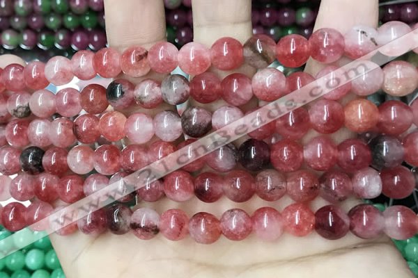 CCN5483 15 inches 8mm round candy jade beads Wholesale