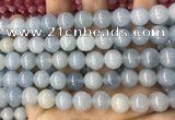 CCN5501 15 inches 8mm round candy jade beads Wholesale