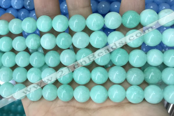 CCN5512 15 inches 8mm round candy jade beads Wholesale