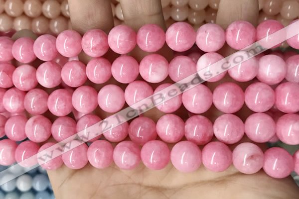 CCN5534 15 inches 8mm round candy jade beads Wholesale