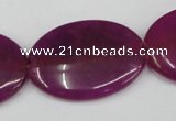 CCN557 15.5 inches 25*35mm oval candy jade beads wholesale