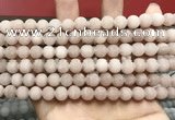 CCN5590 15 inches 8mm round matte candy jade beads Wholesale