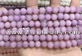 CCN5591 15 inches 8mm round matte candy jade beads Wholesale