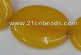 CCN564 15.5 inches 25*35mm oval candy jade beads wholesale