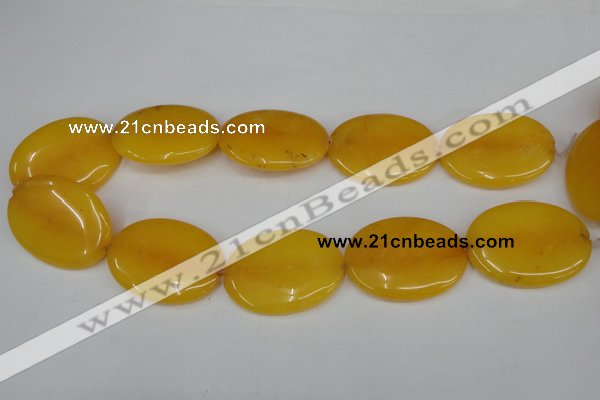 CCN564 15.5 inches 25*35mm oval candy jade beads wholesale