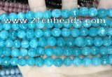 CCN5656 15 inches 8mm faceted round candy jade beads