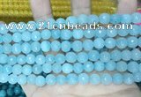 CCN5661 15 inches 8mm faceted round candy jade beads