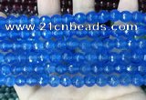 CCN5664 15 inches 8mm faceted round candy jade beads