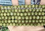 CCN5671 15 inches 8mm faceted round candy jade beads