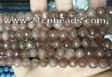 CCN5680 15 inches 8mm faceted round candy jade beads