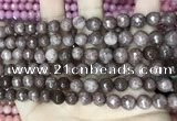 CCN5691 15 inches 8mm faceted round candy jade beads