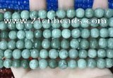 CCN5694 15 inches 8mm faceted round candy jade beads