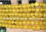 CCN5708 15 inches 8mm faceted round candy jade beads