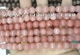 CCN5715 15 inches 8mm faceted round candy jade beads