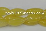 CCN572 15.5 inches 10*20mm marquise candy jade beads wholesale