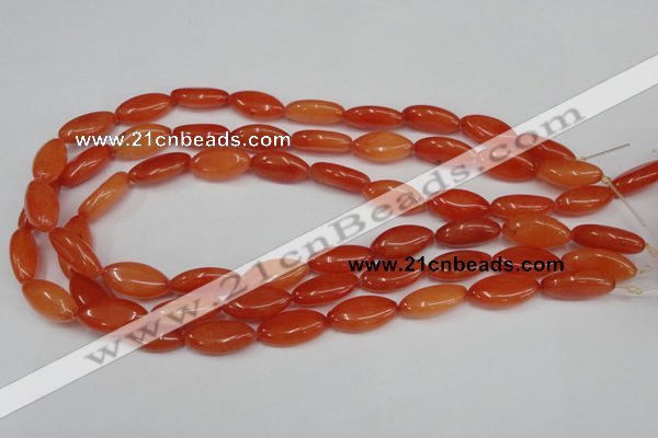 CCN573 15.5 inches 10*20mm marquise candy jade beads wholesale