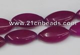 CCN575 15.5 inches 10*20mm marquise candy jade beads wholesale