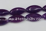 CCN576 15.5 inches 10*20mm marquise candy jade beads wholesale