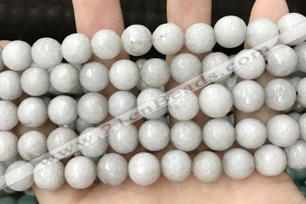 CCN5764 15 inches 10mm faceted round candy jade beads