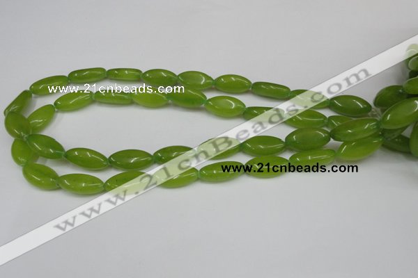 CCN577 15.5 inches 10*20mm marquise candy jade beads wholesale